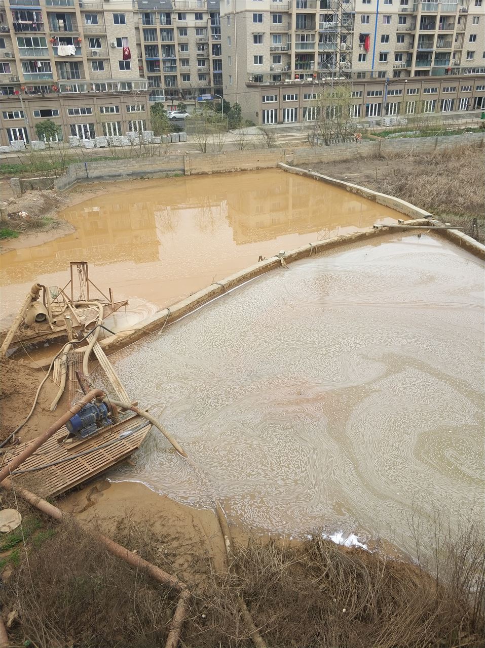 镜铁区沉淀池淤泥清理-厂区废水池淤泥清淤